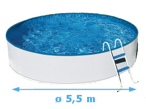 bazén 550 cm kruh