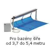 Naviják na solární plachtu elektrický 3,7 - 5,4 m